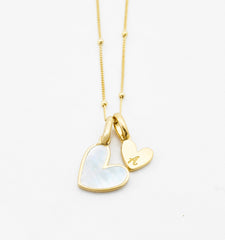 Lazora Pearl Initial Necklace