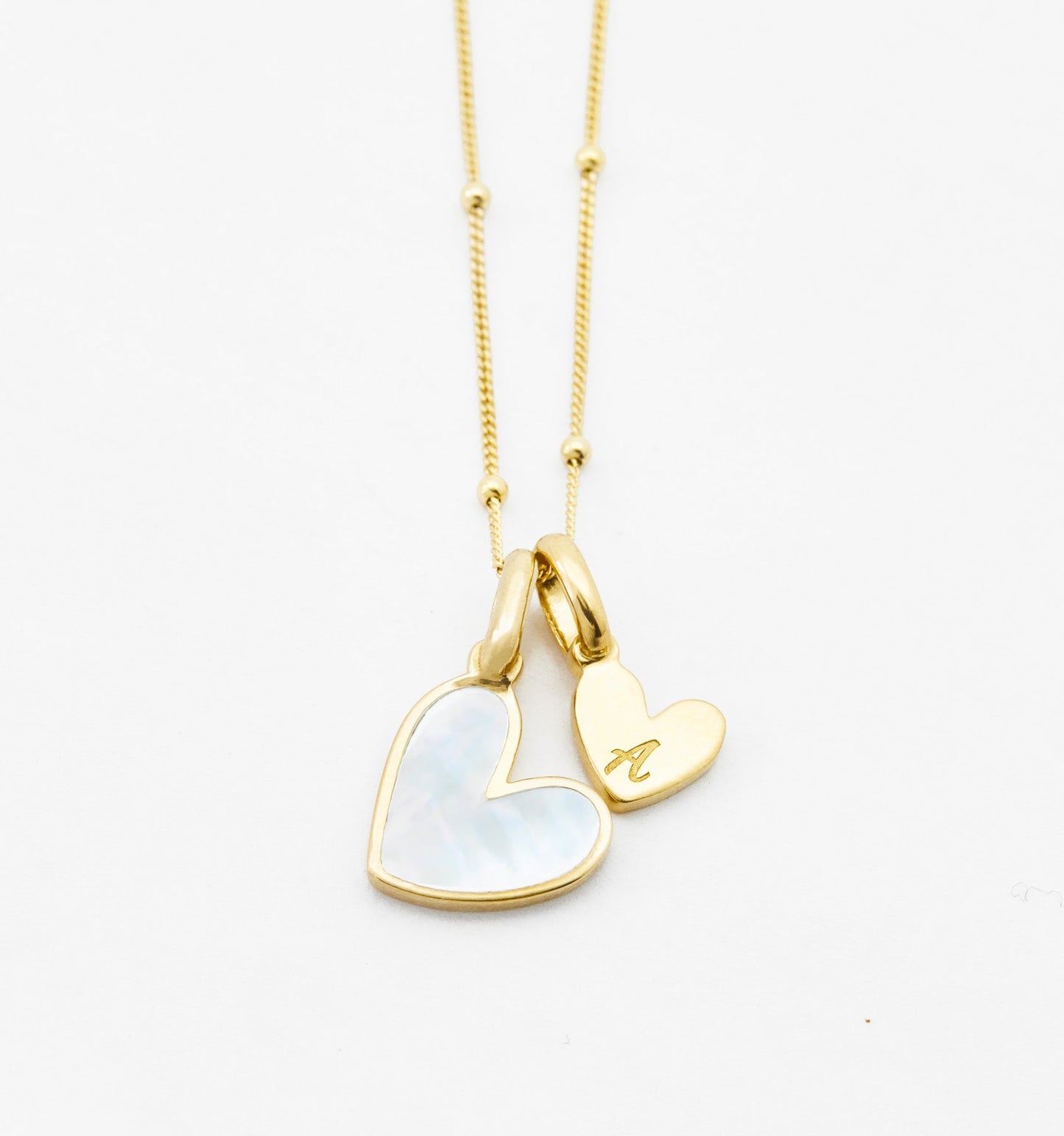 Lazora Pearl Initial Necklace